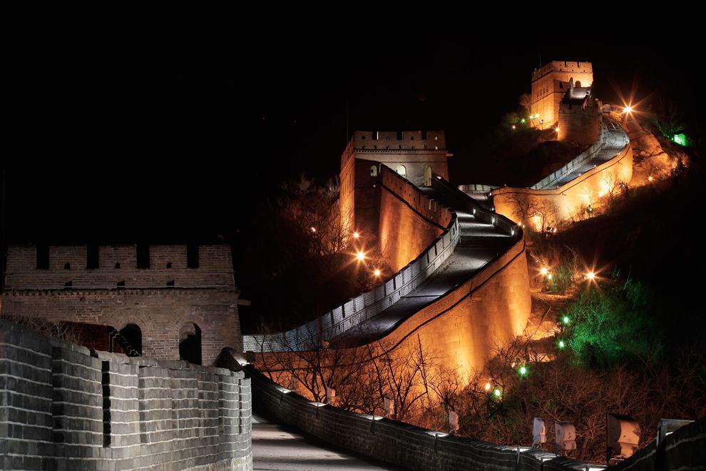muralla china, visitar de noche, intercambio de casas